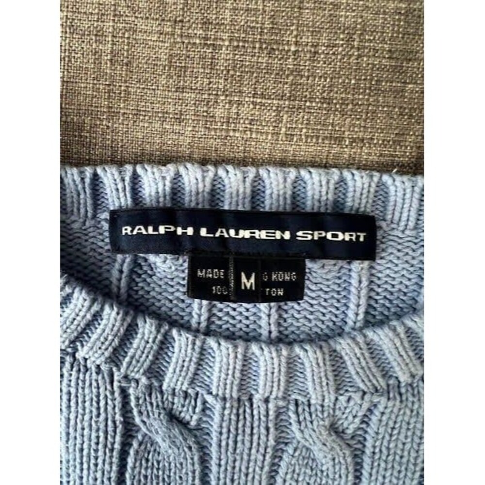 Polo Ralph Lauren Cotton Cable Pullover Sweater Kids light blue Kids M